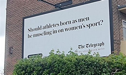 The Telegraph faces complaints over its 'anti-trans' billboard