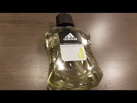 Adidas Pure Game After Shave For Men. Developed with Athletes. Men's Fragrance Product Review.