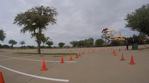 Check out a in-car view of our Emergency Vehicle Operations Instructor (EVOC) completing the driving course! The students of Citizens Police Academy Class #47 challenged their driving skills and successfully completed the same course. | The Colony Police Department