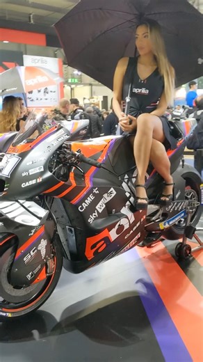 Aprilia Superbike & Fashion Model 🔥 | Beauty and Power