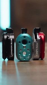 KONDOR BLUE | Mini Lock Quick Release Plate System | NATO Rail, ARRI-Style Anti-Twist, 1/4-20 & 3/8-16 Mounts, Zero Play Locking for Monitors, Arms, Accessories | Blue