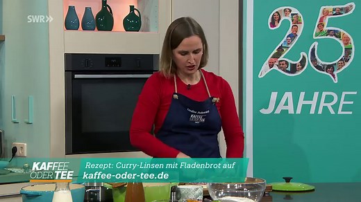 Rezept: Curry-Linsen mit Fladenbrot