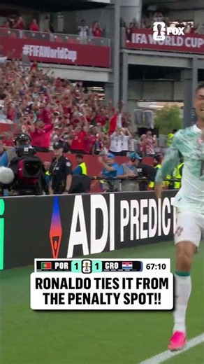 SIIUUU! CRISTIANO RONALDO SCORES HIS FIRST CAREER KNOCKOUT STAGE GOAL AT THE FIFA WORLD CUP