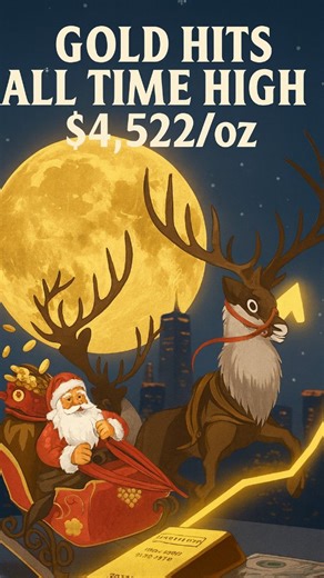 Stephen Sugiarto RFP on Instagram: "Santa Claus Jemput Emas To The Moon! #fomo #beritaterkini #hargaemas #emasantam #investasi"