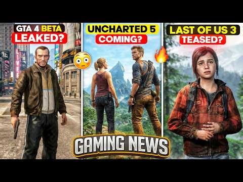 GTA 4 Beta Leaked, Last of Us 3 Teased, Uncharted 5 Coming, New PUBG Shutdown | Gaming News 263
