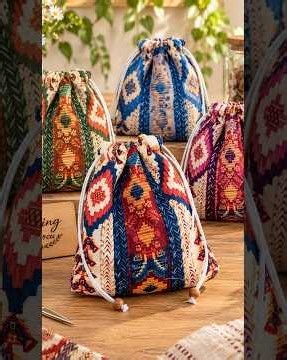 You Won’t Believe How Easy This Drawstring Bag Is to Sew! 🧵✨