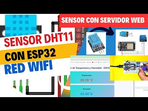Cómo Crear un Servidor Web en ESP32 para Monitorear Temperatura y Humedad con Sensor DHT11/DHT22