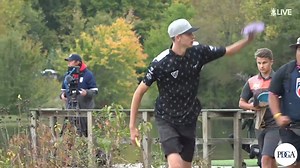Gannon Buhr has ICE IN HIS VEINS 🥶 He takes a 1 stroke lead heading into hole 18 | Disc Golf Pro Tour