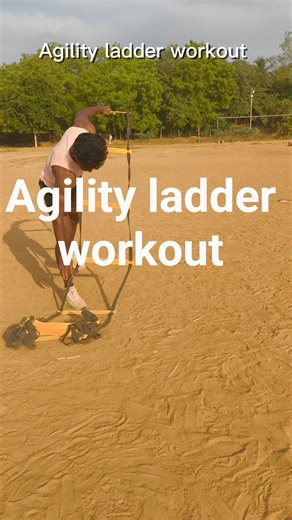 Agility ladder workout improve foot work, reaction time and improve focus 💪🔥#running #fitness
