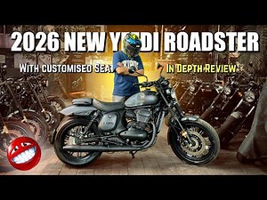 All New 2026 Yezdi Roadster Top Model WalkAround ❤️| With Customised Seat 😍 New On Road Price 🔥
