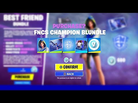 avoir ce skin FNCS GRATUIT sur fortnite !! (tout le monde)