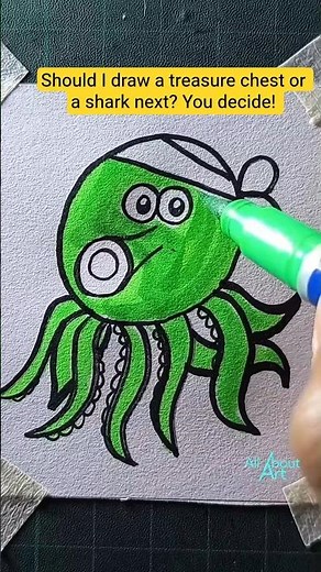 easy octopus drawing