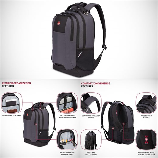 Don't Pay $70, Get an 18″ SwissGear Cecil 5505 Laptop Backpack for $25.47