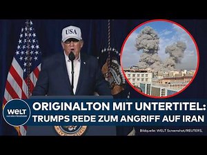 FULL STATEMENT OF PRESIDENT TRUMP: Strike on Iran! Trump announces "Major combat operations"