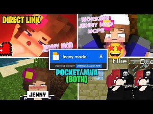 ✅THE BEST MOD/ADDON (JENNY MOD) FOR MINECRAFT PE/JAVA 1.21.91+