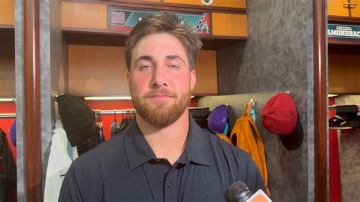 Tyler Locklear talks about his first Diamondbacks home run