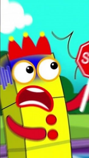 OMG! Numberblocks 4 Scared To Jump In The Pool #shorts #numberblocks #trending