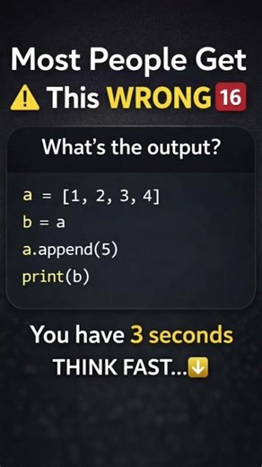 Most People Get This Python Output Wrong 😳 | Python Quiz #16