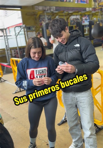 Sus primeros bucales 🥹 #boxeo #boxing | boxeando