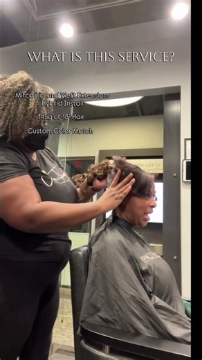 ITip and Weft Hybrid Install #hairstylist #hairtransformation #atlhairstylist