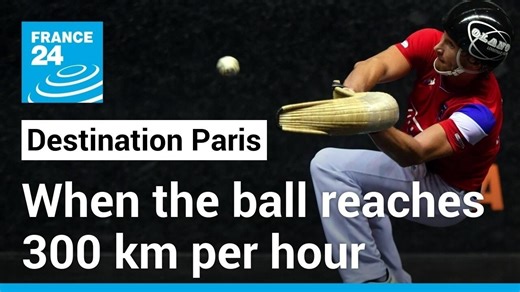 Basque Pelota, when the ball reaches 300 km/h