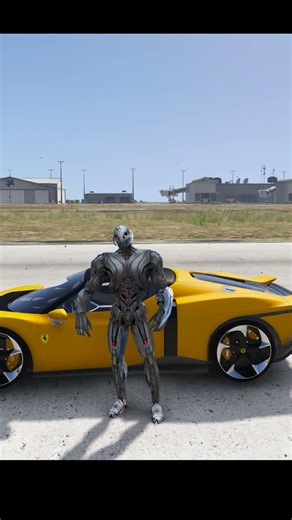 Spiderman car was stolen by ultron #shorts #viral #gta5telugu #bommalu #flipbook