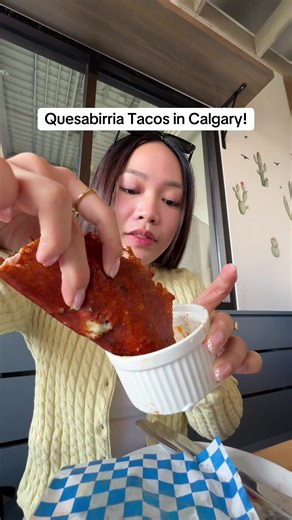 We finally got to try the new Mexican spot in Calgary! Of course we had to get their birria tacos 🤤 Omg they were so good, you guys!! And can I just say, the set meal was such a good deal. We were SO full after 😭 definitely worth the price! #mexicanfood #yyccalgary #calgary_yyc #calgaryfoodie #yycfood