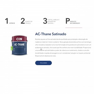 Já conhece o Recomendador de Produtos da CIN? É a nova ferramenta que lhe permite identificar o produto mais adequado ao seu projecto. Experimente... está apenas a um click de distância. 😊 Saiba mais em 👉🏼 cin.com/deco/recomendador-produtos | CIN