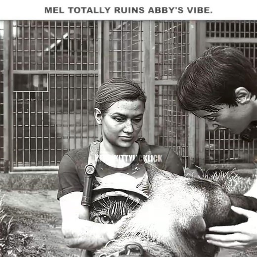 Mel Ruins Abby’s Vibe 😆 [4K] | #TLOU #TLOU2 #TheLastOfUs #Shorts