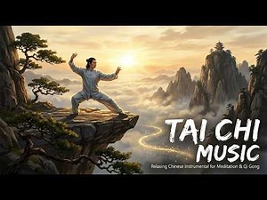 Tai Chi Music 🌿 Relaxing Chinese Instrumental for Meditation & Qi Gong - Healing Zen