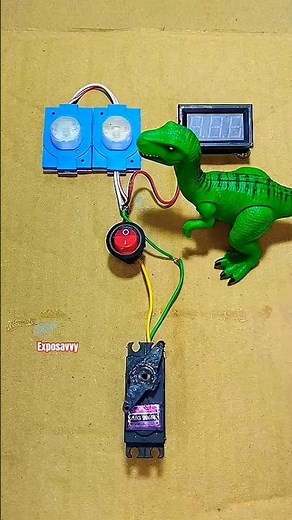 Powering LED Lights & Voltmeter Using Gear Motor Generator ⚡ DIY Electricity #shorts #dcmotor #tech