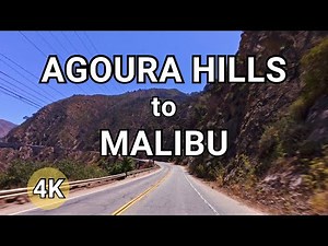 Driving Agoura Hills to Malibu - SCENIC California Drive (4K POV)