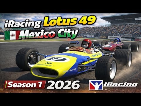 iRacing Lotus 49 at Mexico City | Season 1 2026