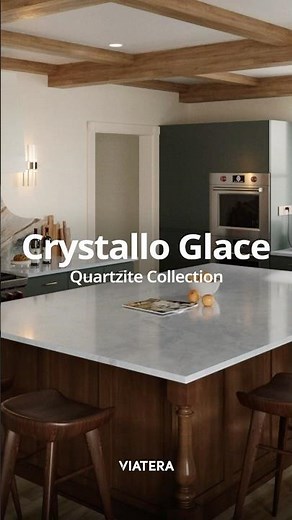 Elegant Interior Inspiration | Radiant Glow of Crystallo Glace Quartzite