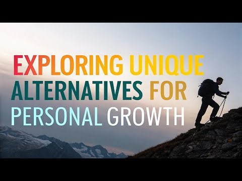 Exploring Unique Alternatives for Personal Growth