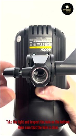 How to mount a light onto a C stand (Wuul Studios)