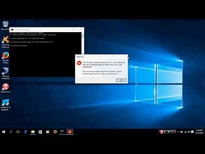 regsvr32 windows 10 error code 0x80004005 module was loaded but the the call to dll register failed
