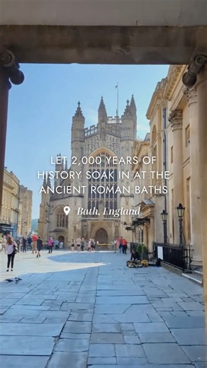 Walk in the footsteps of the Romans in the historic city of Bath. With beautifully preserved Roman architecture, elegant Georgian homes, and lush green spaces, Bath offers a captivating journey through centuries of English history and culture. Book a September departure for our Romantic Britain and Ireland 'Business Class' Tour to save $815 (USD). Seats are limited. Book now to save: https://bit.ly/3wbfTwe BONUS: Global Tour Rewards members save an additional 5% [🎥 Travel Director Greg] | Insig