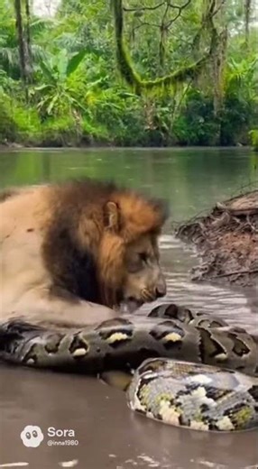 Lion vs Python: Who's the Real King of the Jungle?