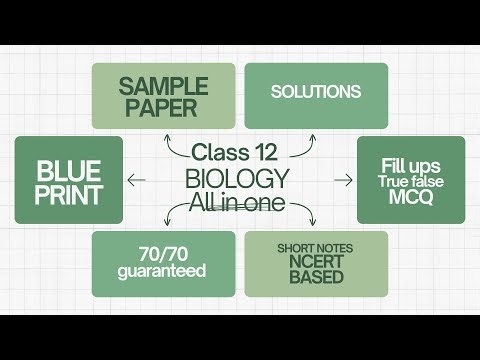 Class 12 biology important notes |question answer| sample paper.