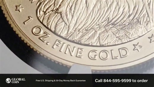 GlobalCoin 2024 Gold Eagle TV Spot, 'Invest in the Safety of Gold'