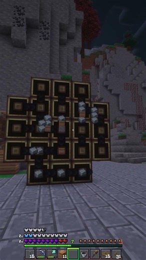 Auto Crafting with Create Mod 😊 #minecraft #minecrafthumor #gaming #modnation #minecraftjokes