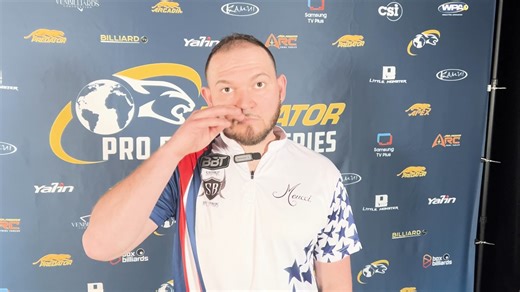 5.3K views · 19 reactions | Mike Panozzo caught up with the Las Vegas Open Bank Pool Showdown Champion Billy Thorpe in the March episode of Billiards Digest Live! | American Poolplayers Association - APA | Facebook