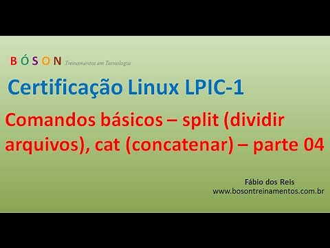 Basic Linux Commands 04 - split (divide files) and cat (concatenation)