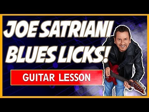 Joe Satriani's Blues Licks Lesson