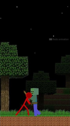 Minecraft animation - wooden sword #animation #minecraft #minecraftanimation