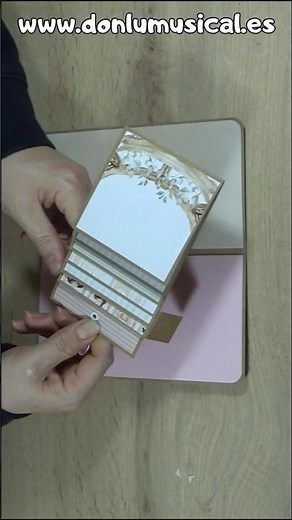 Sliding Waterfall Card for Scrapbooking | Easy and Creative Tutorial ✂️🎨