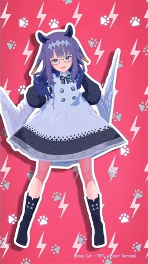 Ninomae Ina'nis「Bongo Cat - APT.」#shorts 【MMD】【ホロライブEN】‪ ‪@NinomaeInanis‬