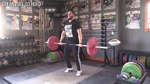 Clean Pull To Hold Exercise Demo Video & Info