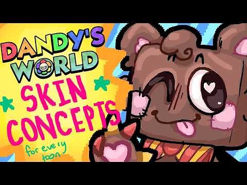 Designing a Dandy's World SKIN CONCEPT for EVERY Toon!!